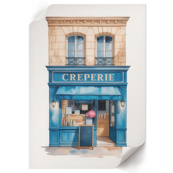 Dekoracyjny plakat ścienny Kawiarenka uliczna