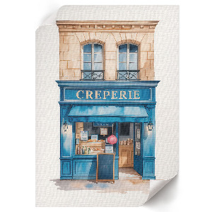 Dekoracyjny plakat ścienny Kawiarenka uliczna