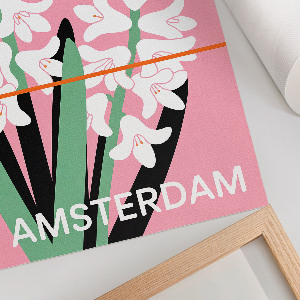 Grafika na ścianę Kwiatowy plakat