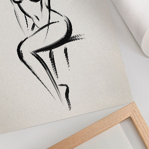 Wydruk na płótnie Subtelna sylwetka