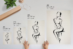 Wydruk na płótnie Subtelna sylwetka