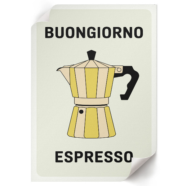 Plakat premium Kawa włoska