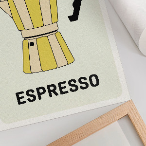 Plakat premium Kawa włoska