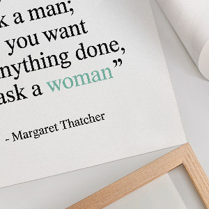 Dekoracyjny plakat ścienny Mocny cytat