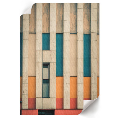 Grafika na ścianę Kolorowa architektura