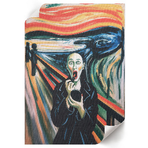 Dekoracyjny plakat ścienny Inspirowane Krzykiem