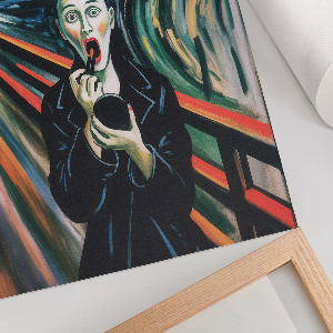 Dekoracyjny plakat ścienny Inspirowane Krzykiem