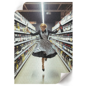 Grafika na ścianę Retro radość