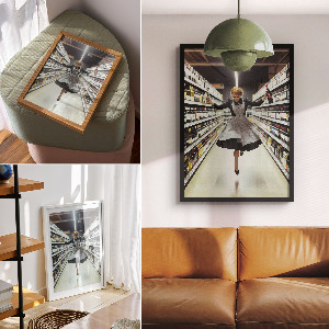 Grafika na ścianę Retro radość