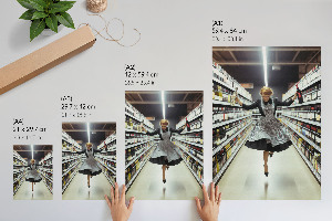 Grafika na ścianę Retro radość