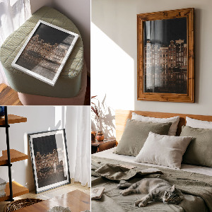 Wydruk na płótnie Kanał miasta