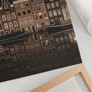 Wydruk na płótnie Kanał miasta