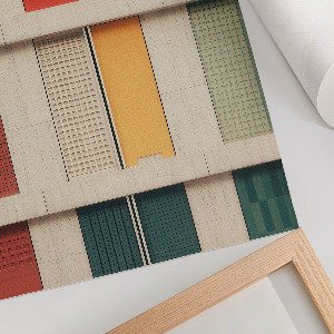 Dekoracyjny plakat ścienny Kolorowa fasada