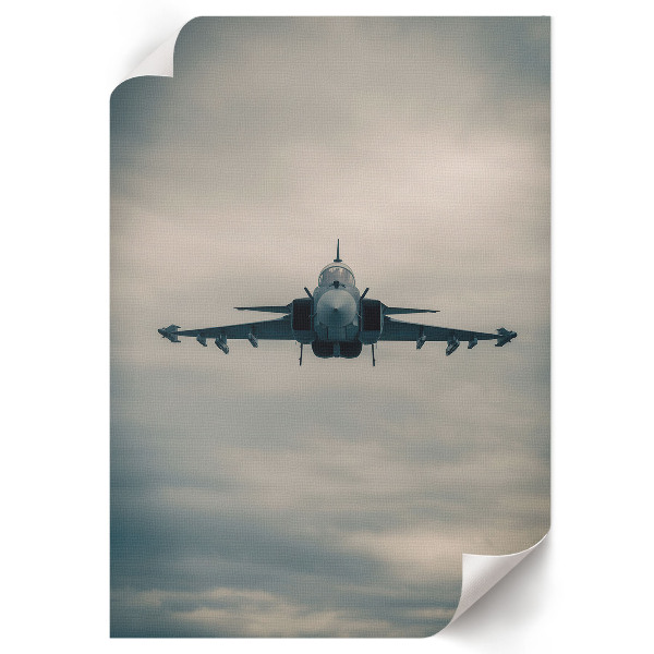 Plakat premium Nowoczesny myśliwiec