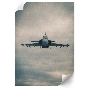 Plakat premium Nowoczesny myśliwiec