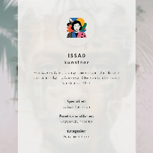 Grafika na ścianę Postać w falach