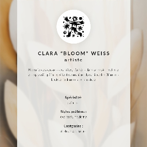 Wydruk na płótnie Delikatna flora