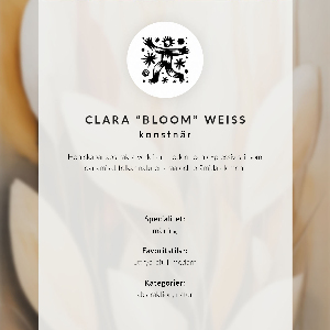 Wydruk na płótnie Delikatna flora