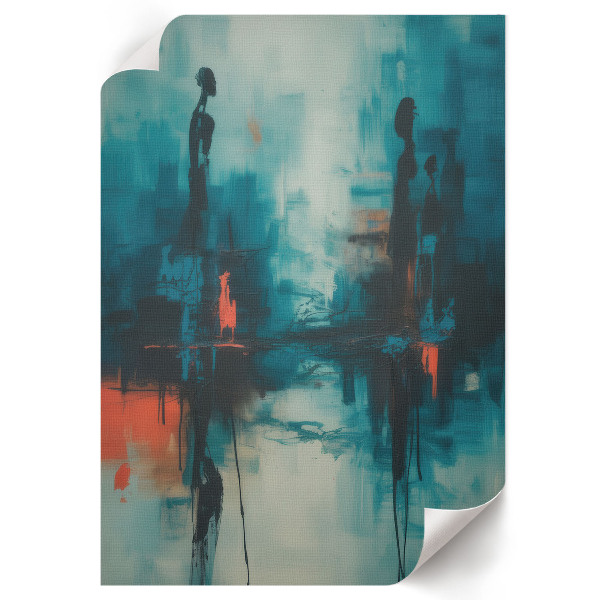 Dekoracyjny plakat ścienny Tajemniczy krajobraz