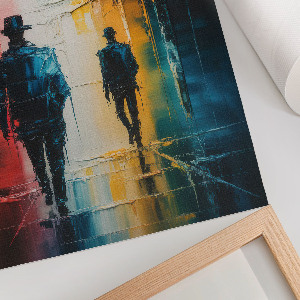 Grafika na ścianę Miasto nocą