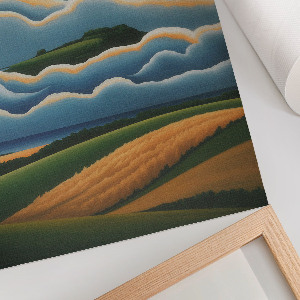 Grafika na ścianę Pastelowy pejzaż