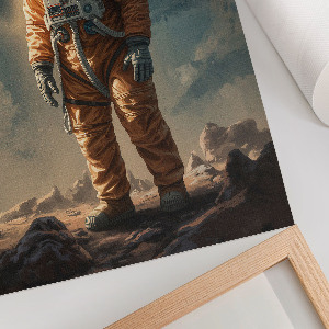 Wydruk na płótnie Kosmiczna podróż