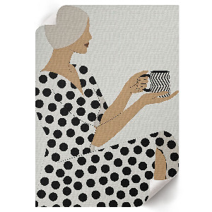 Grafika na ścianę Stylowa kobieta