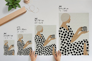 Grafika na ścianę Stylowa kobieta