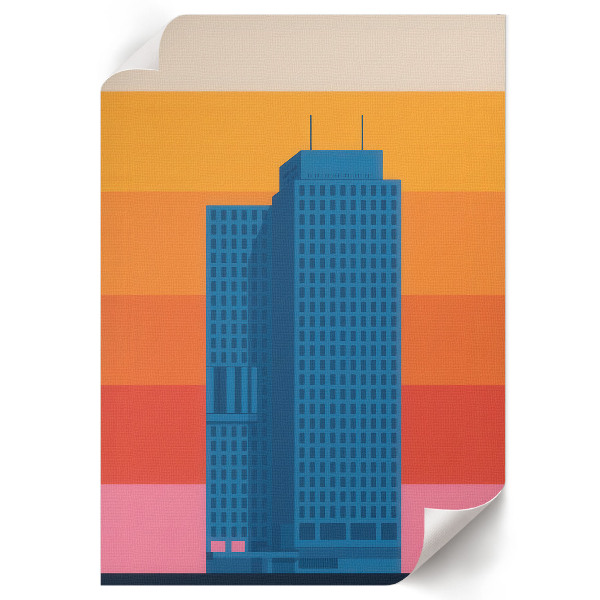 Plakat premium Miasto abstrakcja