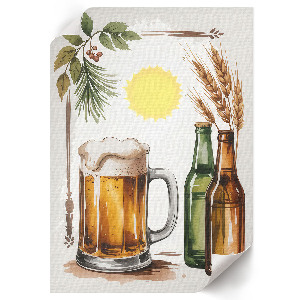 Dekoracyjny plakat ścienny Piwny motyw