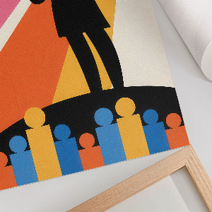 Wydruk na płótnie Zwycięstwo ilustracja