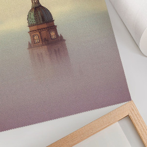 Dekoracyjny plakat ścienny Mglista wieża