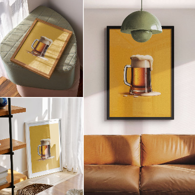 Plakat premium Kufel piwa