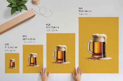 Plakat premium Kufel piwa