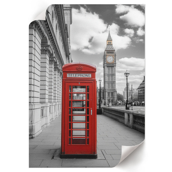 Grafika na ścianę Londyńska budka