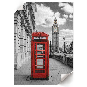Grafika na ścianę Londyńska budka