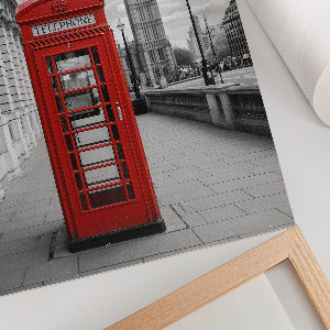Grafika na ścianę Londyńska budka