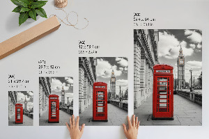 Grafika na ścianę Londyńska budka