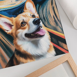 Dekoracyjny plakat ścienny Krzyk i pies