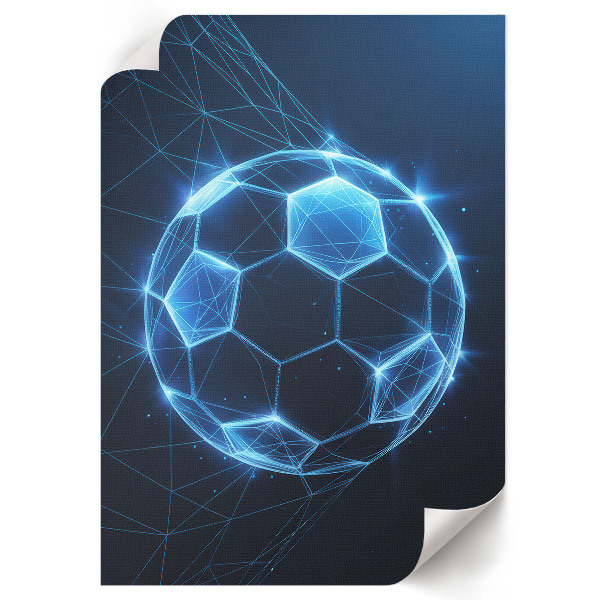 Plakat premium Futurystyczna piłka