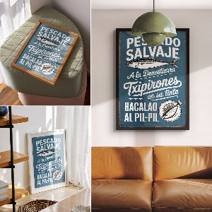 Dekoracyjny plakat ścienny Plakat z rybami