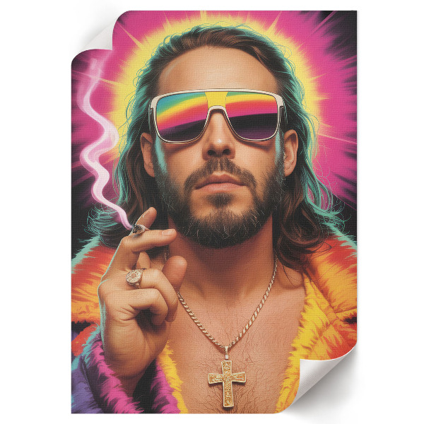 Wydruk na płótnie Współczesny Jezus