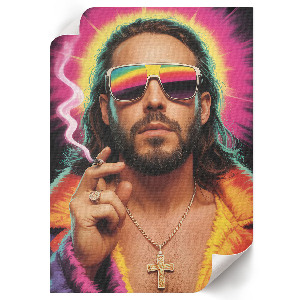 Wydruk na płótnie Współczesny Jezus