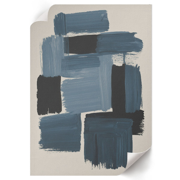 Plakat premium Kontrast pędzla