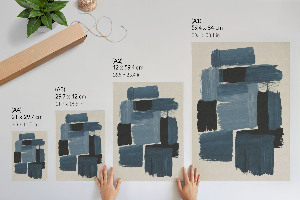 Plakat premium Kontrast pędzla