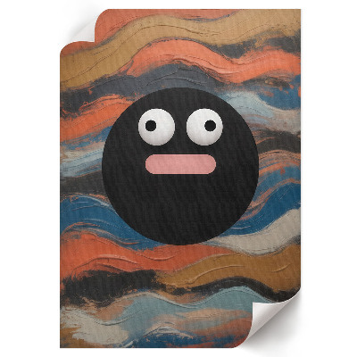Plakat premium Abstrakcyjna twarz