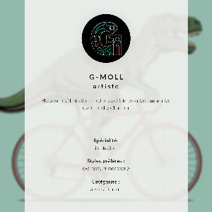 Plakat premium Abstrakcyjna twarz