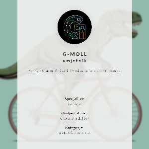 Plakat premium Abstrakcyjna twarz