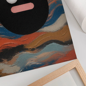 Plakat premium Abstrakcyjna twarz