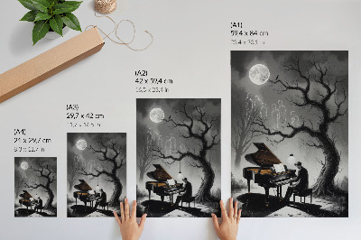 Plakat premium Nocna muzyka